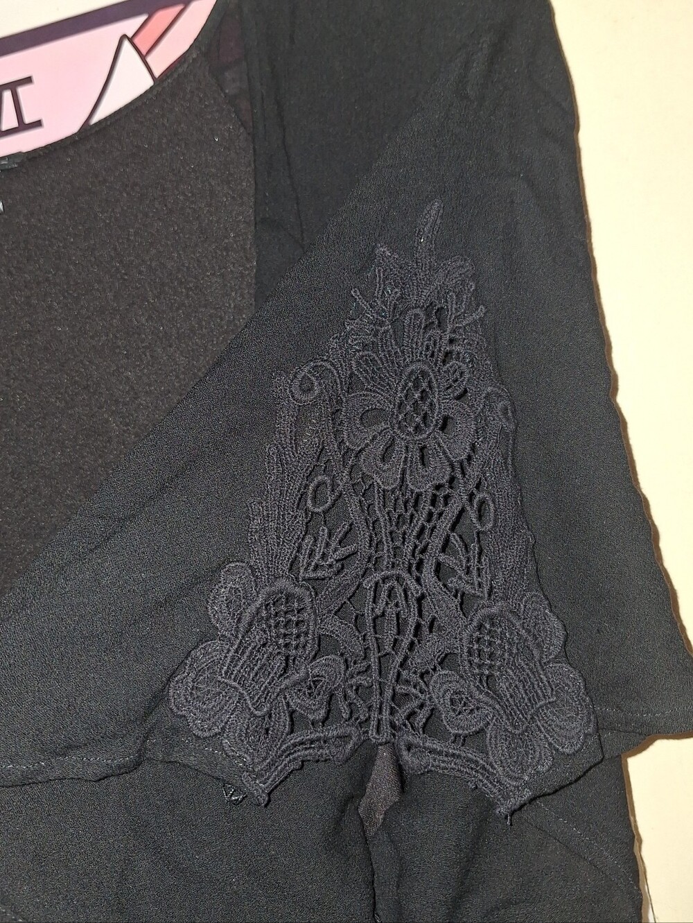 Torrid Black Wrap Dress Size 2 - Picture 3 of 5